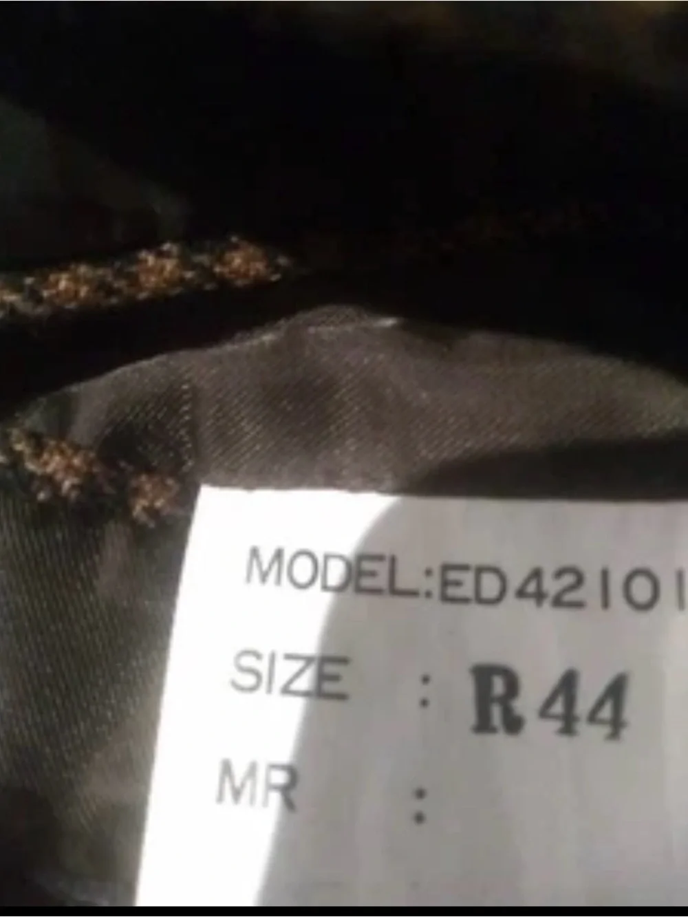 Macy's Club Room Brown /Black Houndstooth Wool Two Button Blazer 44 Regular EUC
